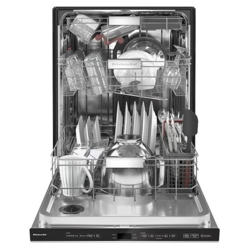 Lave-vaisselle Encastré KitchenAid Avec ProWash(MC), 24", Inox -Kitchenaid Soldes 30006532c L