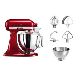 Kitchenaid Soldes -Kitchenaid Soldes 761089 0 3 Robot patissier Artisan a tete inclinable 4 8 L 300 W rouge pomme d amour 5KSM175PSECA Kitchenaid